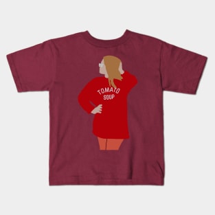 Tomato Soup Girl Kids T-Shirt